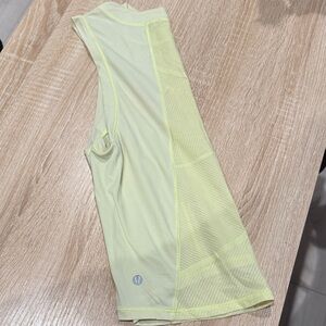 lululemon athletica Yellow Sleeveless Top